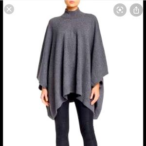 Theory Grey Wool Cape Size XS